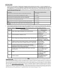 FWS Form 3-186a Migratory Bird Acquisition and Disposition Report, Page 2