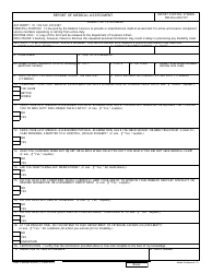 DD Form 2697 Report of Medical Assessment