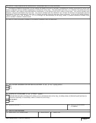 DD Form 2697 Report of Medical Assessment, Page 2