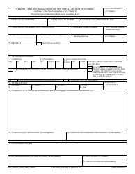 DD Form 1610 Request and Authorization for TDY Travel of DoD Personnel