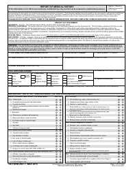 Document preview: DD Form 2807-1 Report of Medical History