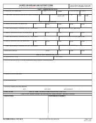 DA Form 2166-8-1 &quot;NCOER Counseling and Support Form&quot;
