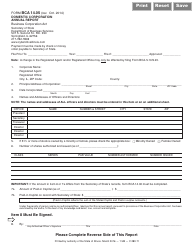 Document preview: Form BCA14.05 Domestic Corporation Annual Report - Illinois
