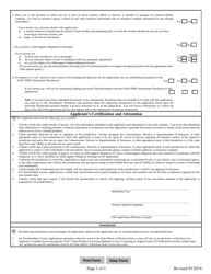 Insurance Producer License Application - Mississippi, Page 3