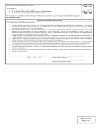 Legal Agent/Representative of Sponsor of Prepaid Legal Plans License Application - Mississippi, Page 3