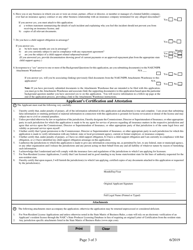 Limited Lines Self-storage Insurance Producer License Reinstatement - Mississippi, Page 3