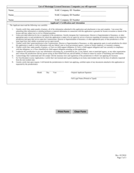 Managing General Agent Individual License Application - Mississippi, Page 3
