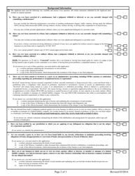 Temporary Limited Lines Insurance Producer Application - Mississippi, Page 2