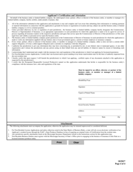 Limited Lines Credit Insurance Producer Business Entity License Reinstatement - Mississippi, Page 5