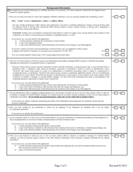 Temporary Insurance Producer Application - Mississippi, Page 2