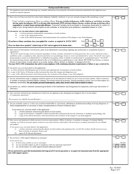 Viatical Settlement Representative or Broker License Application - Mississippi, Page 2