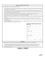 Limited Lines Insurance Producer Business Entity License Reinstatement - Mississippi, Page 4