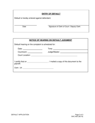 Form SHC-400 Default Application - Alaska, Page 3