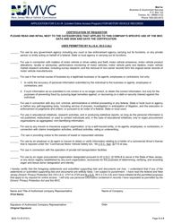 Form BGS-10 Application for C.a.i.r. (Limited Online Access Program) for Motor Vehicle Records - New Jersey, Page 3