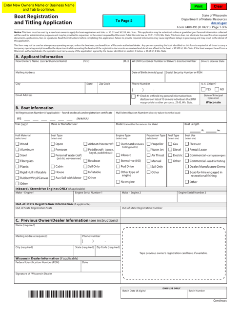 Form 9400-193  Printable Pdf