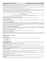Form 9400-193 Boat Registration and Titling Application - Wisconsin, Page 6