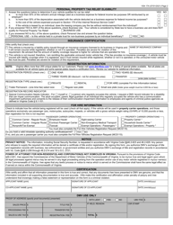 Form VSA17A Application for Certificate of Title and Registration - Virginia, Page 2