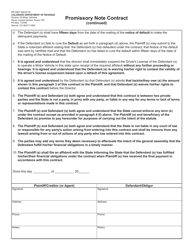 Form DR2567 Promissory Note Contract - Colorado, Page 2