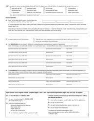 Form ABR Application for Business Registration - Minnesota, Page 2