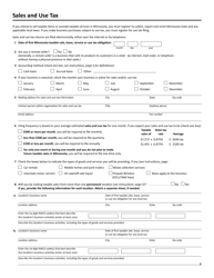 Form ABR Application for Business Registration - Minnesota, Page 3