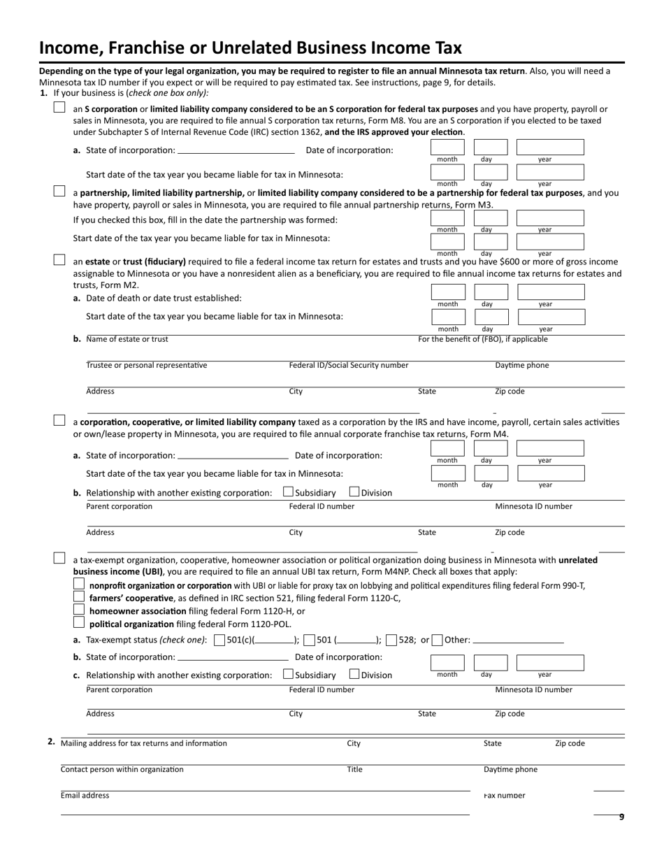 Form ABR - Fill Out, Sign Online and Download Fillable PDF, Minnesota ...