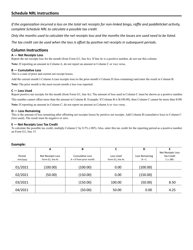 Schedule NRL Net Receipts Loss - Minnesota, Page 2