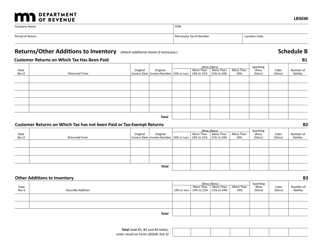 Form LB56W Wine Excise Tax Return - Minnesota, Page 3
