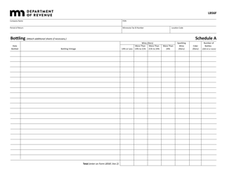 Form LB56F Farm Winery Tax Return - Minnesota, Page 2