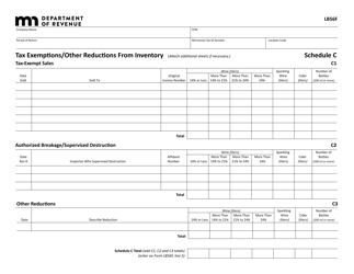 Form LB56F Farm Winery Tax Return - Minnesota, Page 4