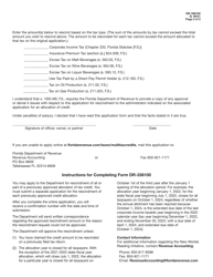 Form DR-336100 The New Worlds Reading Initiative Application for Rescindment of Previous Allocation of Tax Credit - Florida, Page 2