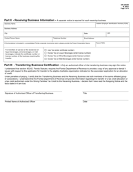 Form DR-226200 Strong Families Tax Credit Notice of Intent to Transfer a Tax Credit - Florida, Page 2