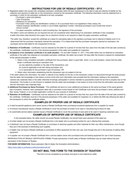 Form ST-3 &quot;Resale Certificate&quot; - New Jersey, Page 2