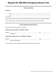 Form FRM MCC-051 406 Mhz Emergency Beacon Testing, Page 3