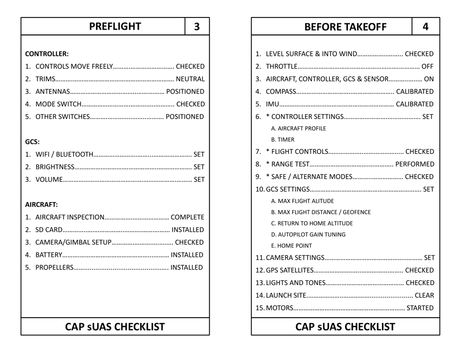 CAP Suas Checklists, Page 4