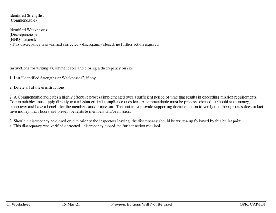 Form C-2 Ci Worksheet - Communications, Page 5