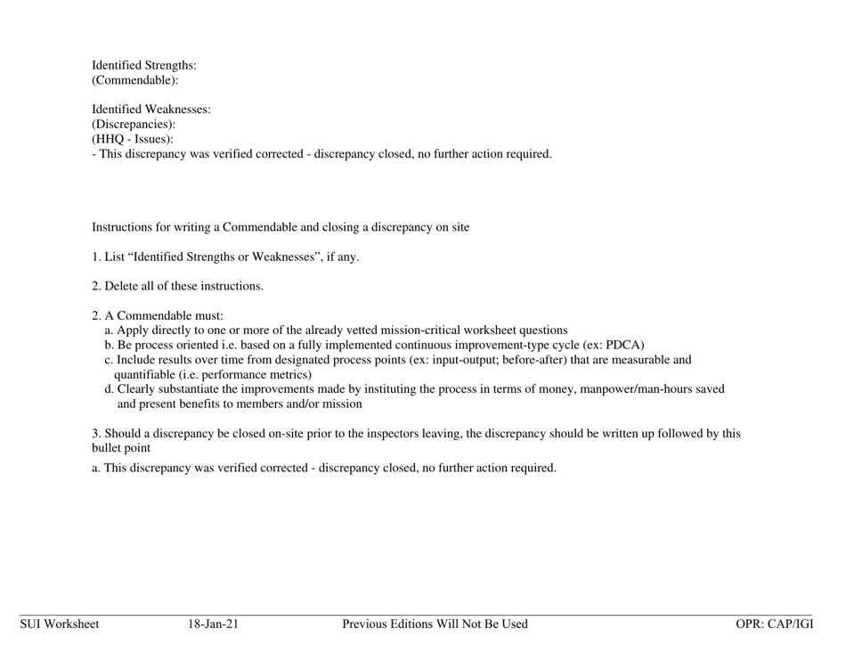 Form D-1 Sui Worksheet - Professional Development, Page 3
