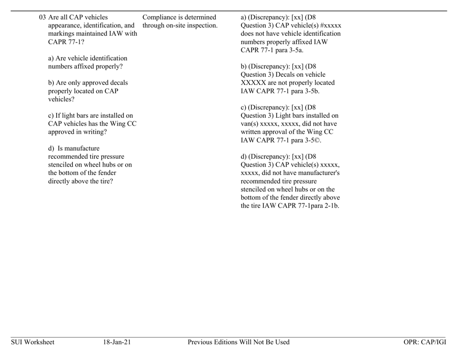Form D-8 Sui Worksheet - Transportation, Page 3