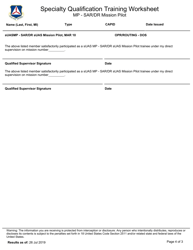 Specialty Qualification Training Worksheet - Uast - Uas Technician, Page 4