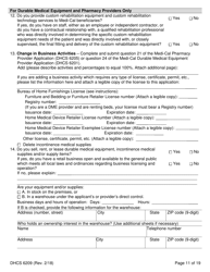 Form DHCS6209 Medi-Cal Supplemental Changes - California, Page 13