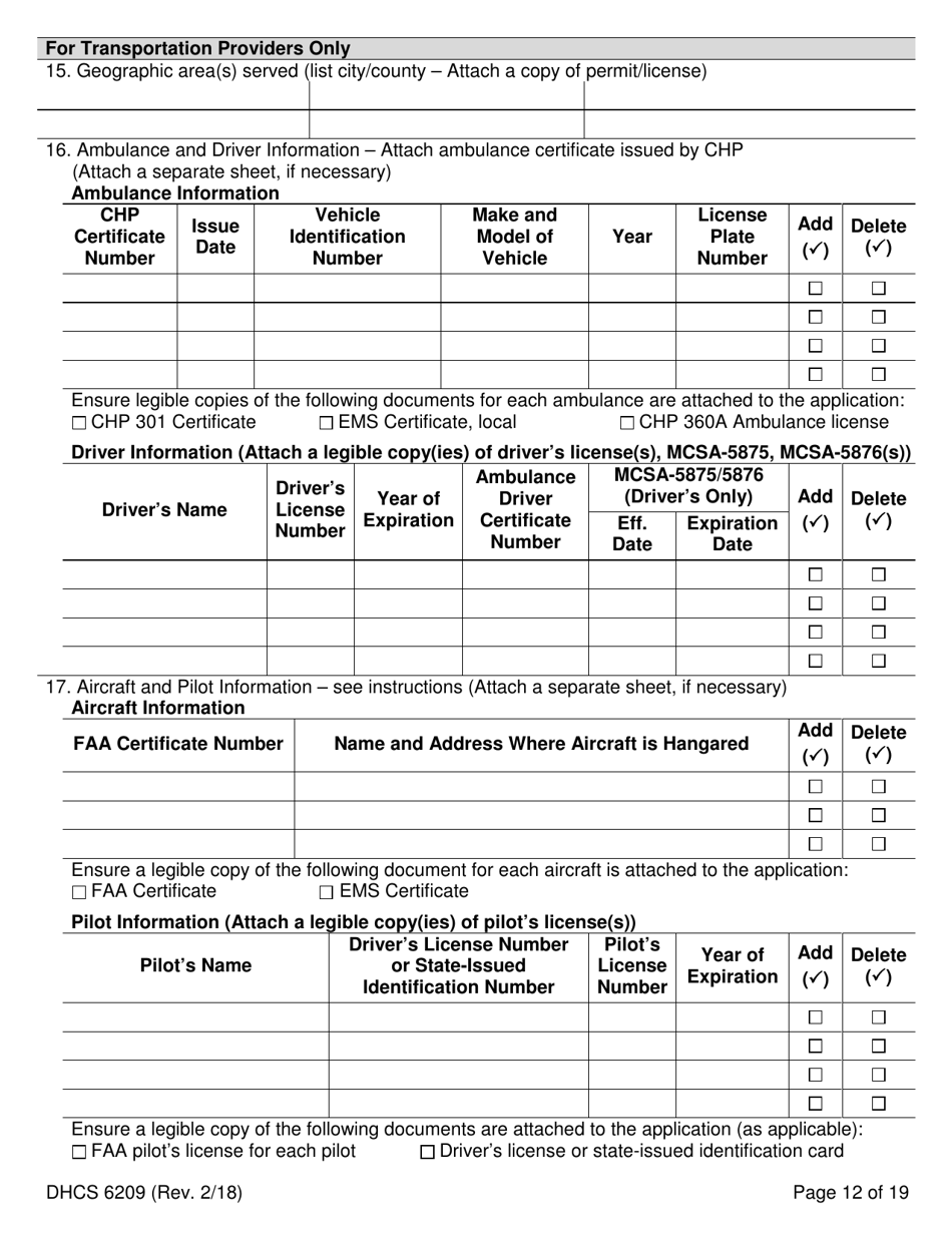 Form DHCS6209 Medi-Cal Supplemental Changes - California, Page 14