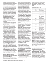 Instructions for IRS Form 1065 Schedule K-2, K-3, Page 11