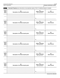 IRS Form 990 Schedule B Schedule of Contributors, Page 3