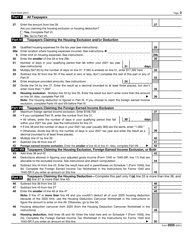 IRS Form 2555 Foreign Earned Income, Page 3