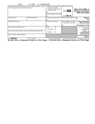 IRS Form 5498-SA Hsa, Archer Msa, or Medicare Advantage Msa Information, Page 2