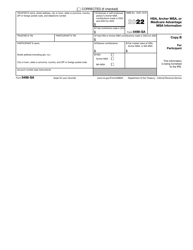 IRS Form 5498-SA Hsa, Archer Msa, or Medicare Advantage Msa Information, Page 3