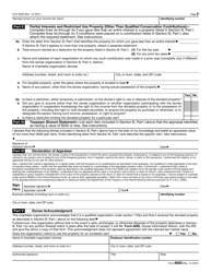 IRS Form 8283 Noncash Charitable Contributions, Page 2