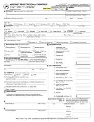 Form DT1556 Aircraft Registration or Exemption - Wisconsin, Page 2