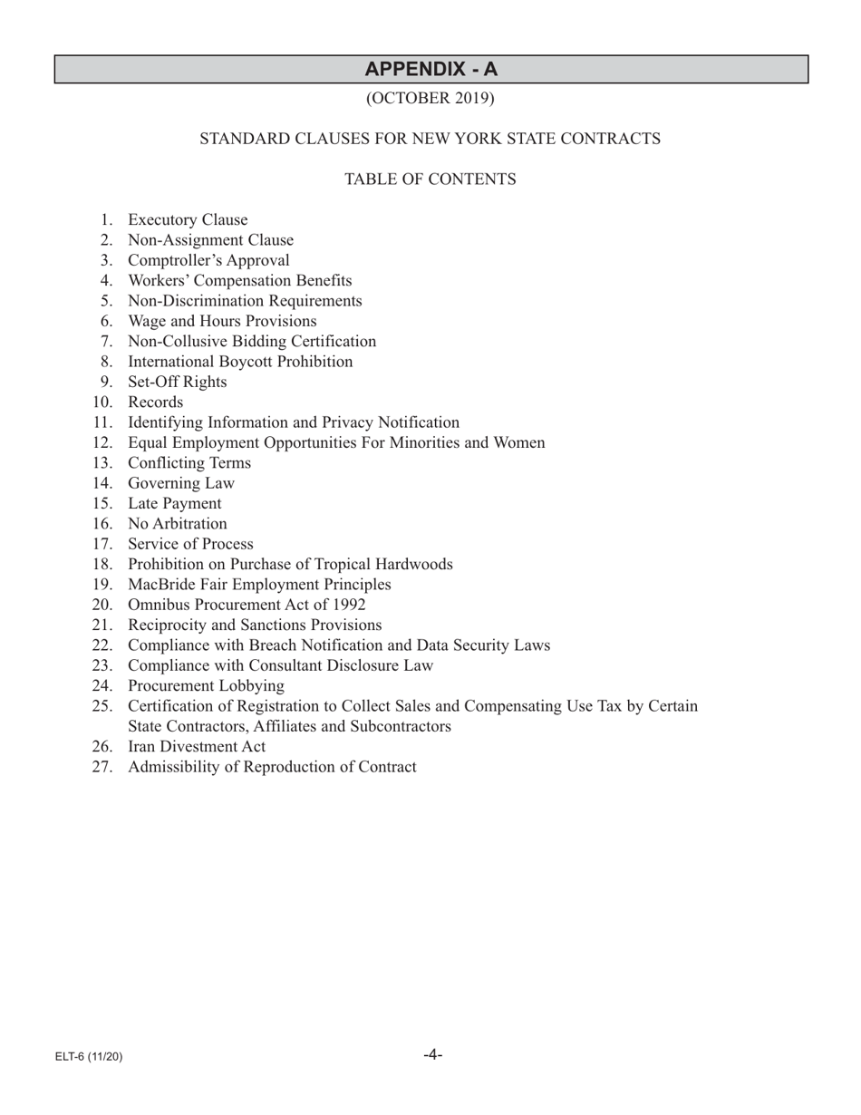 Form ELT-6 Service Provider Application for Participation in the Electronic Lien Transfer Program - New York, Page 4
