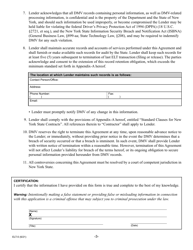 Form ELT-5 &quot;Lender Application for Participation in the Electronic Lien Transfer Program&quot; - New York, Page 3