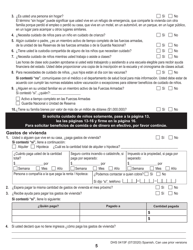 Formulario DHS0415F Solicitud De Servicios - Oregon (Spanish), Page 9